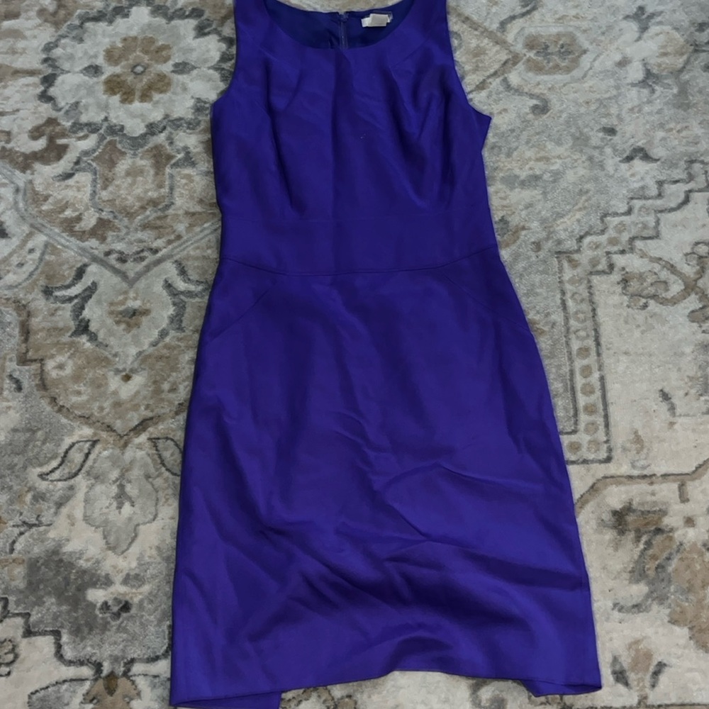 Purple J Crew Business Dress